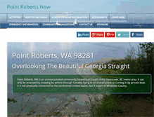 Tablet Screenshot of pointrobertsnow.com
